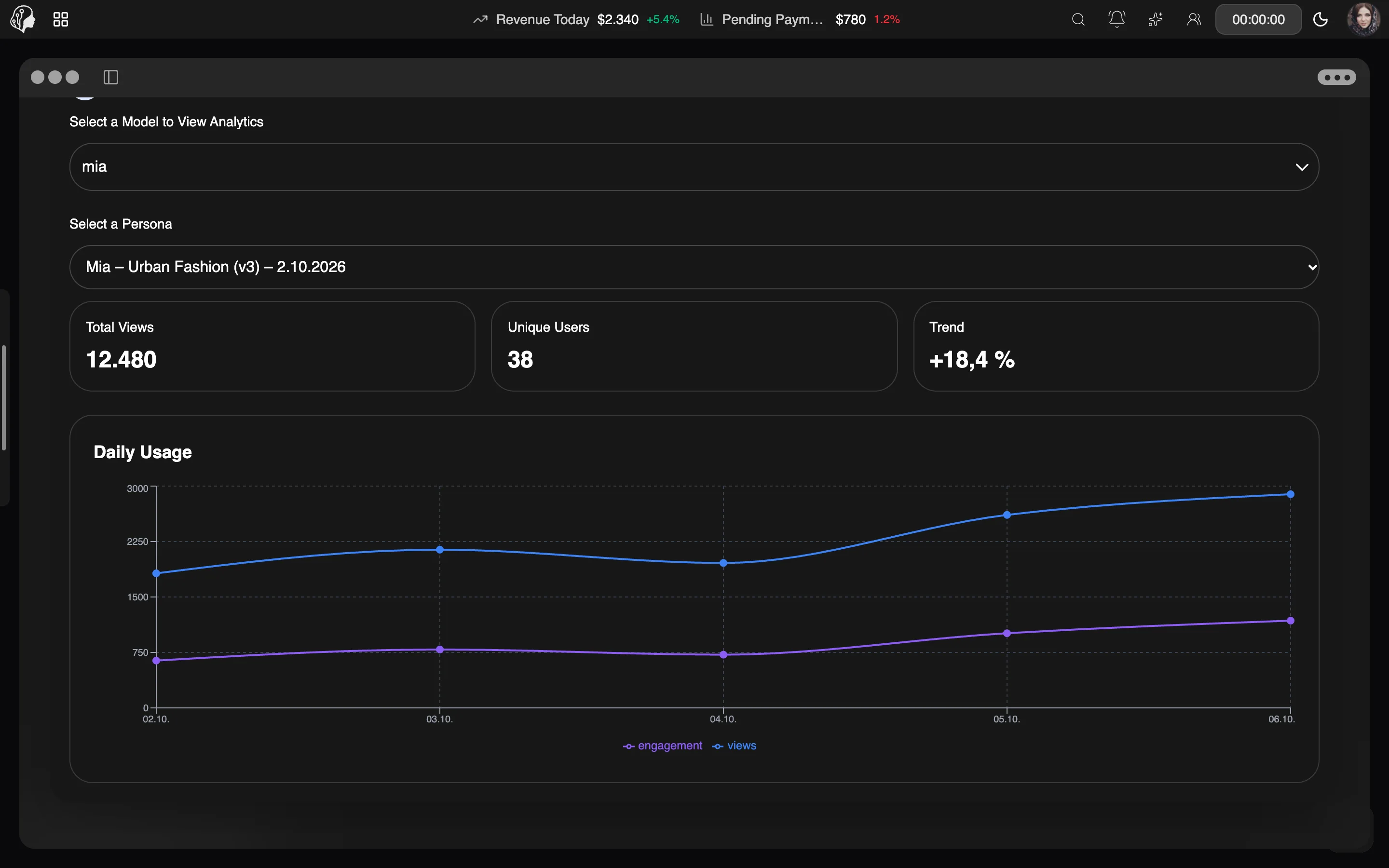ModelSuite Lyra Persona – weitere Ansicht